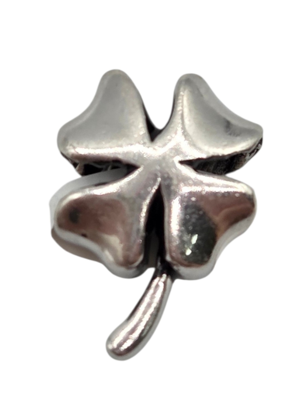 Donatella Silver Four-Leaf Clover Charm